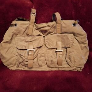 Prada canvas bag